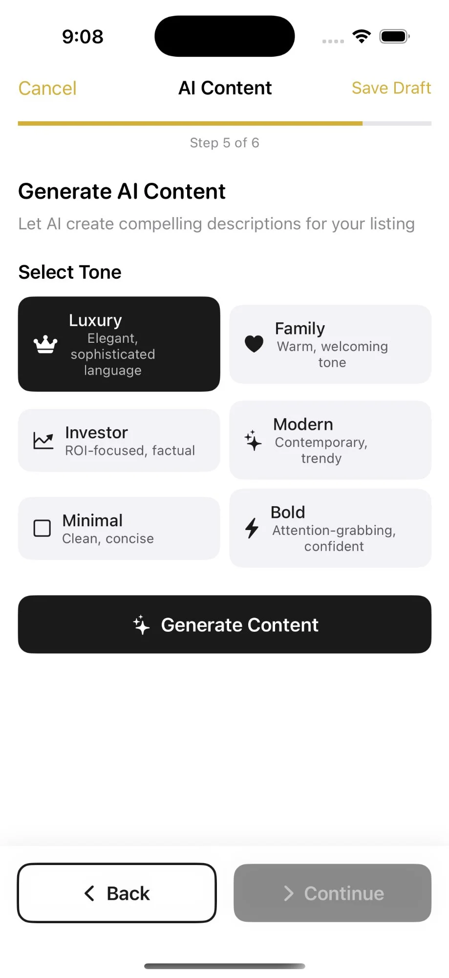 Step 5: Generate AI Content